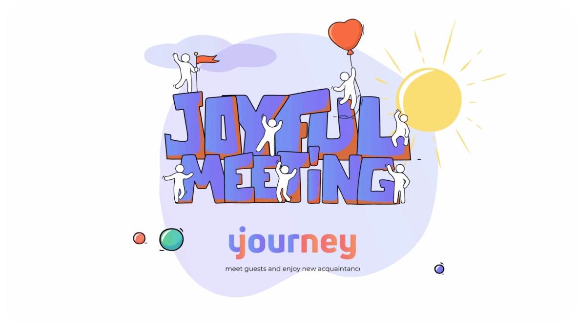 joyful meeting